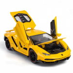 1/24 Lamborghini LP770-4 Centenario Sulamist Sportauto Mudel Valatud Heli Superralli T&otilde;stetav Tagumine Osa Kuum Auto Rattaosa Lastekingitusteks kollane