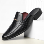 Uued meeste kollased valged mustad poolpl&auml;tud s&otilde;idukingad vabaaja lakknahast muulad mokassiinid hingavad mokassiinid Zapatos Hombre 39