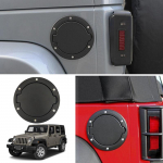 Must k&uuml;tusepaagi luugi kate Bensiinipaagi kork 2/4 ustega 07-18 Jeep Wranglerile must