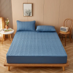 Puuvillane paksendatud madratsikate, tepitud voodilina madratsikaitsmega, h&uuml;poallergeenne pehme voodikate 140/160/200x200cm 2xPillowcase 48x74cm