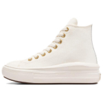 Converse Chuck Taylor All Star Move Platvormiga High GS Tonaalne L&otilde;uend - Egret Metallik Hele Kuld Laste Tossud Kreemjas A08384C 35.5