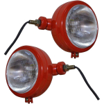 APSMOTIV Traktori Esitulede Komplektid 12v Pirnidega &uuml;hilduv 700 800 900 1200 1400 Seeria Massey Ferguson 35 35X 65 765 B275 B250 B414 B444 Punane