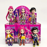 6 tk/komplekt Kpopi deemonik&uuml;ttide figuurm&auml;nguasi Joonisfilm Rumi/Mira/Zoey tegevusfiguur Anime PVC Lauapealne kaunistusmudel Nukk F&auml;nnide kingitus