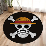One Piece Anime Kodu &Uuml;mmargune Vaip Elutuba Stiilne Magamistoa P&otilde;randamatt Lasteaia Vaip Anime Armastajatele Sisustus 120*120cm