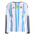 Adidas Argentina 26 Kodus Autentne Pikkade varrukatega S&auml;rk Valge/J&auml;&auml;sinine/Helesinine Meeste S&auml;rgid KA8068 2XL