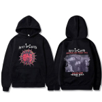 Rock Band Alice in Chains Tuur 1993 Huppar Mehed Naised Vabaaja Fliis Puuvillane Treeningkost&uuml;&uuml;m Meeste Gooti Punk &Uuml;le suurusega Huppar M black