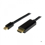 Mini DisplayPort to HDMI adapterkaabel - STARTECH.COM - 2 m - 4K - Must - Isane/Isane