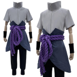 HOLOUN Anime Uchiha Sasuke Cosplay Kost&uuml;&uuml;m S&auml;rk P&uuml;ksid V&ouml;&ouml; Cos Konventsiooni Kingitus T&auml;iskasvanute Versioon Unisex XL gray
