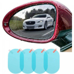 6/4/2Pcs Car Rearview Mirror Rain Film Car Sticker Rainproof Film for Rearview Mirror Anti Fog Waterproof Clear Sight Auto film 6 PCS