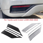 2 TK Toyota Land Cruiser 300 LC300 2022 2023 auto tagumise p&otilde;rkeraua udutulelaterna trimmiraami kaane kaanele 1 pair chrome