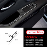 BMW E90 E92 E93 3. seeria 2005-2012 2tk jaoks t&otilde;elise s&uuml;sinikkiust auto akna l&uuml;liti t&otilde;stepaneeli nupu raami kate M