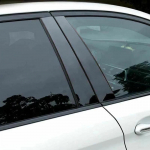 VW Golf 7 MK7 2013- jaoks 4 tk Auto Aknaliistu Kate BC-sammaste Kleebis Poleeritud Sammas Bright black
