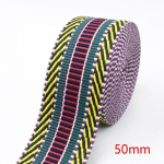 2/3/5M Meetee 38/50mm Jacquard Pol&uuml;ester Rihmateip Meeteri j&auml;rgi Dekoratiivne Lindi Riba Seljakoti Rihm R&otilde;ivaste &Otilde;mblustarvikud 3Meters