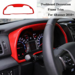 ??Car trument Dash Cluster Frame Bezel Gauge Cover Trim For 4Runner 2010- punane
