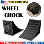 x2 Tire Stopper Wheel Chocks Blocks Heavy Duty For Car Truck Rv Trailer Camper