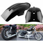 Kohandatud must tagumine porilaud mootorratta kruiserile, chopperile, bobberile, kohvikurassile, Shadow'le, Yamaha V Starile