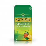 Twinings roheline tee sidruni ja meega, 100 teepakki, Roheline tee, Magus mesi ja hapukas sidrun, 200 grammi, Pakk 1
