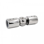 Sisediameter 25mm Kardinapuu &Uuml;hendusdetail &Uuml;mmargune Toru 304 Roostevaba Teras T&otilde;mbevarras &Uuml;hendusdetail Riistvara Aksessuaar Kardinapuu Toru Regulaator 16mm h&otilde;be