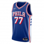 Nike NBA Philadelphia 76ers V.J. Ejiukwu 77 V-kaelusega kampsun Mugav korvpallivorm Meeste vormiriietus DX8637-495 M