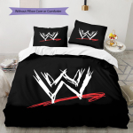 WWE Muster Voodipesu, Tekikomplekt Tekikate Padjap&uuml;&uuml;r Kodu S&uuml;nnip&auml;evakingitus (1 * tekikott + 2 * padjap&uuml;&uuml;ri, ilma s&uuml;damikuta) 135x200cm