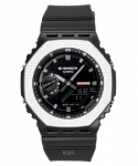 Casio G-Shock G-Steel Analoog-Digitaalne Biop&otilde;hine Vaik Must Tihvliga Kvarts GM-2100BM-1A 200M Meeste K&auml;ekell must