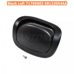Istme seljatoe k&auml;epide paremale v&otilde;i vasakule Fiat 500 esiistme kallutamise vabastusk&auml;epidemetele 71769002 71769004 71769003 71769001 68132052AA Black Left
