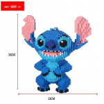 2024 Uus 33cm Disney ehitusklotsid Anime Stitch Suur Suurus Armas Hariduslik Kokkupandav M&auml;nguasi Lauapealne Kaunistus Laste S&uuml;nnip&auml;evakingitus