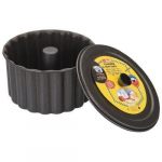 Moule &agrave; Pudding - Ibili - 825020 - Aluminium - 20 cm - Couleur Moka - Antiadh&eacute;sif