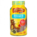 L'il Critters, Oomega 3, vaarika-sidrunlimonaadi maitse, 120 kummikommi