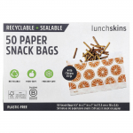 Lunchskins, Paberkotid sn&auml;kkidele, Oranž, 50 kotti