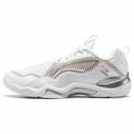 Li Ning Sonic Boom EG3.0 OP Abrasion Resistant Low top Badminton Shoes Unisex White AYZU007-2 43.5