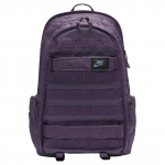 Nike Sportswear 23L Br&auml;ndi T&auml;hekujuline Logo Kangast Seljakott Suur Unisex Seljakott Must Lilla Liiv FD7544-540 Black & Purple & Black & Sand Purple