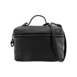 Longchamp Le Pliage Xtra Mini T&otilde;mblukuga Nahast &Otilde;la-Crossbody Kott Naiste kotid Must 10187987001 Basic Set (Bag+Dust Bag)