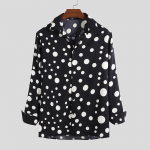 Meeste Uue Stiili T-s&auml;rk Vintage Lilleline Pikkade Varrukatega S&auml;rgid Tee Suurused S-5XL 4XL must