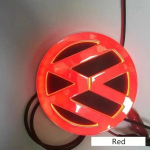 VW VOLKSWAGENile Uus 11cm LED Auto Esiosa Tagumine Embleem M&auml;rk Kleebis VW Polo Golf Jetta Beetle CC Tiguan Touran Passat MK7 MK5 jaoks h&otilde;be