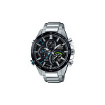 Casio Edifice 100 M Veekindel Kvartsikell Roostevabast Terasest Rihm Meeste kellad Must EQB-501XDB-1AJF Black Dial