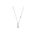 Swarovski Naughty Sulg Valge kullaga kaetud kaelakee Naiste kaelakee H&otilde;be 5512365 Box (Random Color)