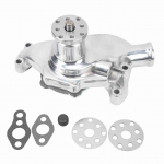 Suure mahuga l&uuml;hike veepump alumiiniumist suur veevool SBC V8 283 327 350 mootoritele 1955&ndash;1985 Suure mahuga l&uuml;hike V8 mootori veepump