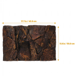 Roomajakasti taust Terrariumi taustakonteiner Kalapaagi plaadid Akvaarium Pu jaoks 45.00X30.00X5CM