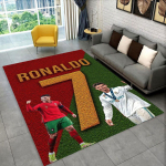 CR7 Kits Ronaldo Jalgpallit&auml;ht Vaip M&auml;ngutoa Magamistoa Elutoa Diivani Kodu Kaunistuseks, Lasteala Vaip Libisemiskindel P&otilde;randamatt Kingitus 80x120cm