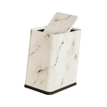 Bin with Lid, Narrow for Restaurant, Children's Room And Home Walnut Wood Patttern brown