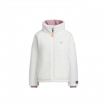 adidas Naiste Kahepoolne Sherpa Jakk Helebeež Naissoost HY7217 XL