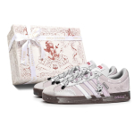 Adidas VL COURT 2.0 T&auml;hed Liblikas Kulumiskindel Kulumiskindel Madalad T&otilde;mblukuga Tennisejalatsid Unisex Valge Roosa HQ1802(TeamM-S-BOX) 39⅓ white