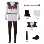 Halloween Shreki koletise cosplay kost&uuml;&uuml;mikomplekt lavalisteks esinemisteks Large
