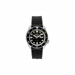 SEIKO Automaatne silikoonrihmaga meeste k&auml;ekell must sihverplaat srpd95 must