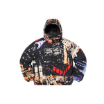Supreme City Lights Puhvipusa 'Mitmev&auml;rviline' Meeste SUP-SS20-355 M black