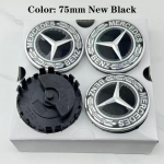 BETI1 Mercedes Benzi C E A B S-klassi GLE GLA GLB GLC GLS AMG W203 W204 W205 W176 W177 jaoks 4 tk 75 mm ujuvad veljekatted