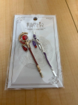 USJ Frieren Fern Juuksenkide Komplekt 2 tk Anime V&otilde;lukepp Universal Studios Japan white