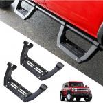 Maastikurajad 4x4 V&auml;lisvarustus Astmelauad K&uuml;ljepedaalid Libisemisvastased Ford Bronco 2021-2025 2/4 Uksega Originaalse K&uuml;ljekaitsega 2Pcs