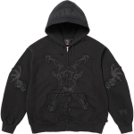 Supreme Y's by Yohji Yamamoto T&otilde;mblukuga Kapuutsiga Dressipluus Must L black